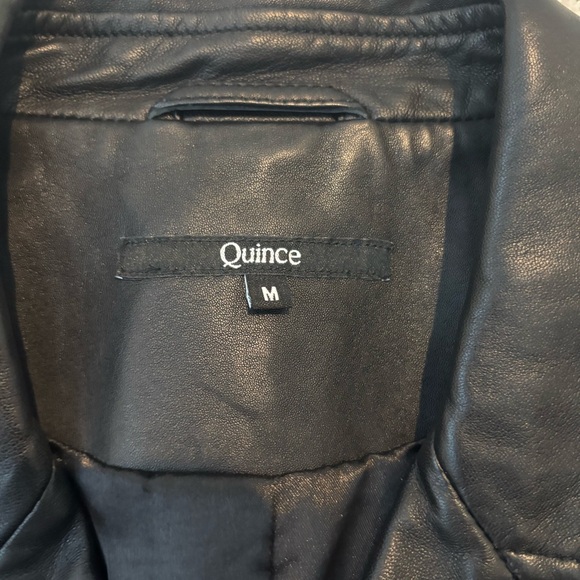 Quince Leather Biker Jacket - Picture 4 of 8